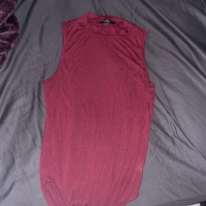 Maroon body suit